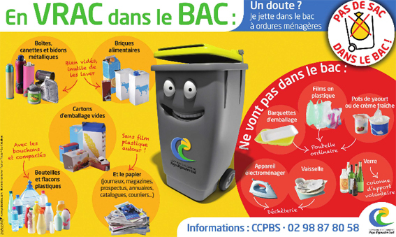 Ccpbs tri selectif en vrac dans le bac reference