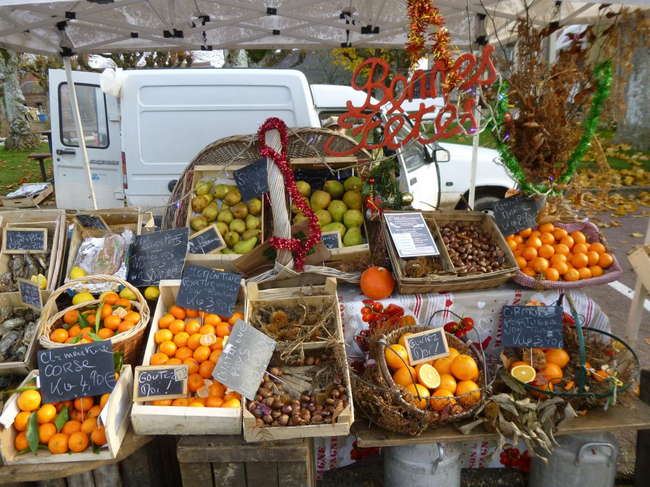 Des fruits et des légumes