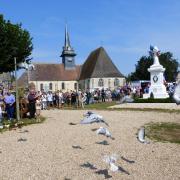 Lâcher de pigeons