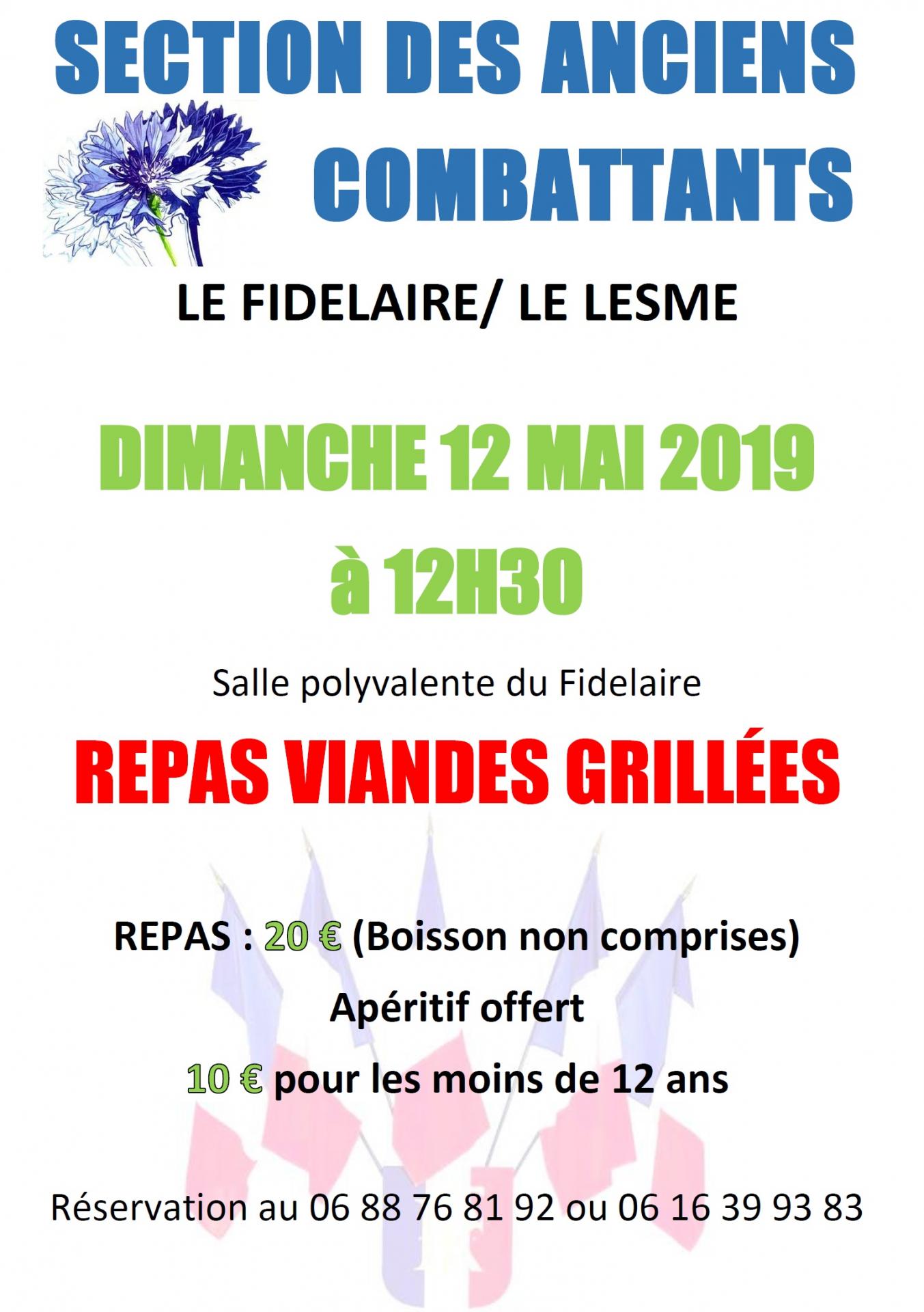Affiche repas 2019