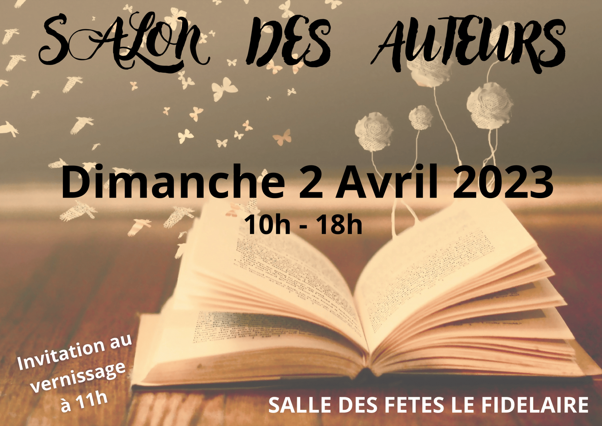 Affiche salon des auterus 2023